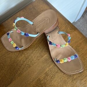 Lillian's Handmade Sandals, Size 38 (7.5 US)